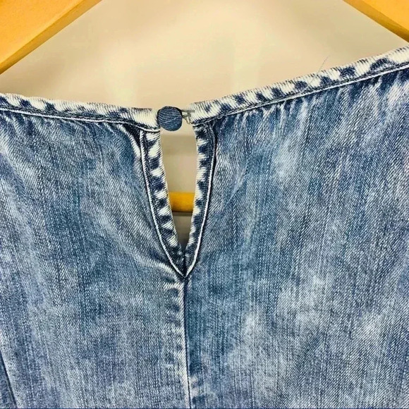 TRACTR acid wash denim jumpsuit - Picture 4 of 11